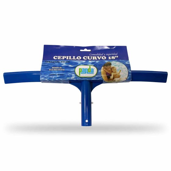 Cepillo para piscinas Curvo 18" Nylon