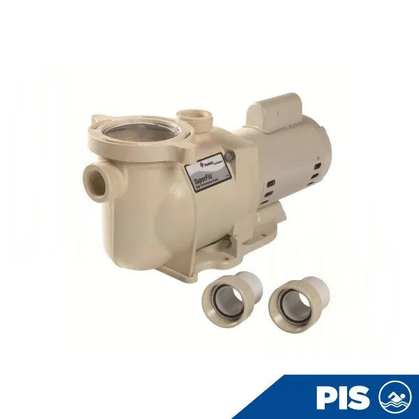 BOMBA SUPERFLO 1 1/2 HP, 230V, CON TUERCAS UNION