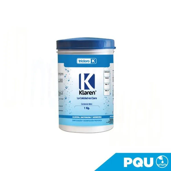 TRICLORO TABLETA 1" KLAREN ENV. DE 1 KG.