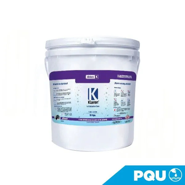 DICLORO KLAREN ENVASE DE 10 KGS.
