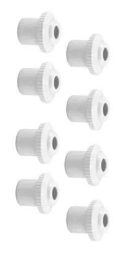 8 Boquillas De Retorno Para Alberca De 1 1/2 A 1/2 Pulgadas