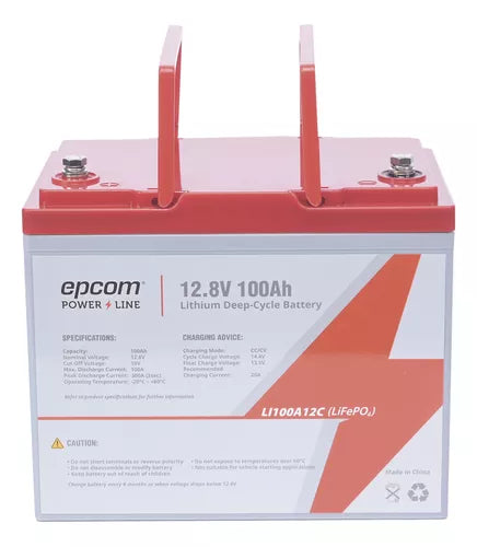 Acumulador Litio Ciclo Profundo 100ah Lifepo4 Panel Solar