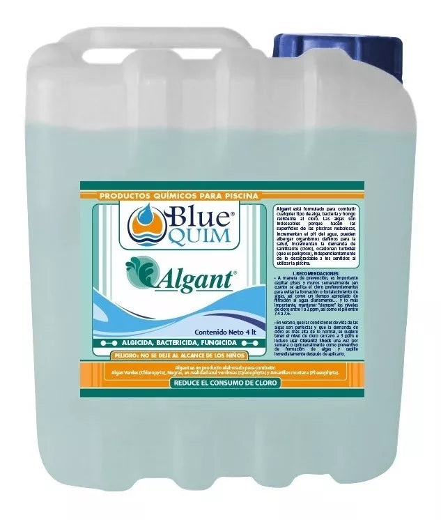 Algicida, Bactericida, Fungicida Algant Para Alberca 20 Lts