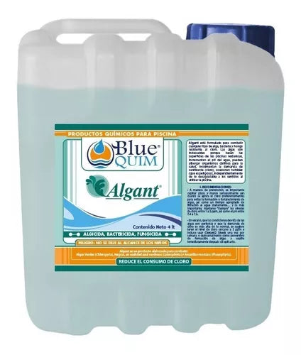Algicida, Bactericida, Fungicida Algant Para Alberca 4 Lts