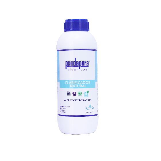 Clarificador natural para piscinas Caja de 12 botes de 1 litro 12.5 kg