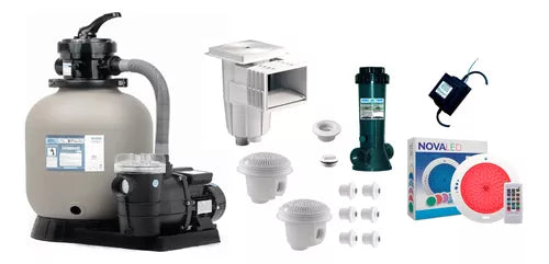 Equipo Completo Para Alberca Desnatador Filtro Bomba