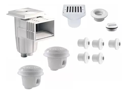 Kit De Empotrables Para Construir Tu Alberca Desnatador Dren