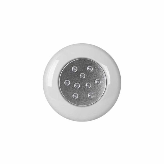 Lámpara led para piscinas LUMINUS 9w 12Vcd RGB (16 modos de iluminación)