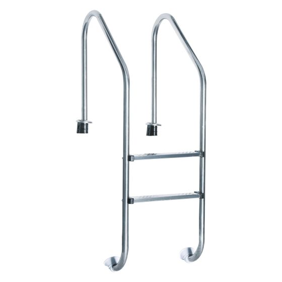 ESCALERA ESTÁNDAR, 2 PELDAÑOS (ANATÓMICOS), INOX. 304