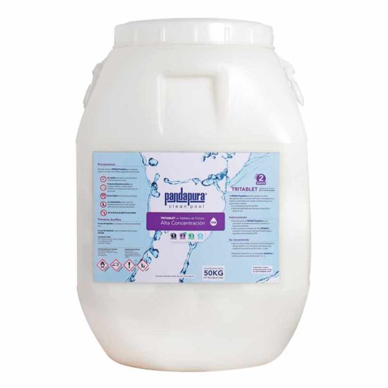 Químico desinfectante para piscinas Tableta de 3" (200 gr) 50 kg