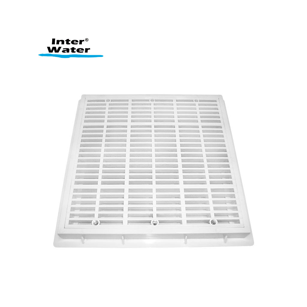 REJILLA CUADRADA DE 12” X 12”, BLANCA