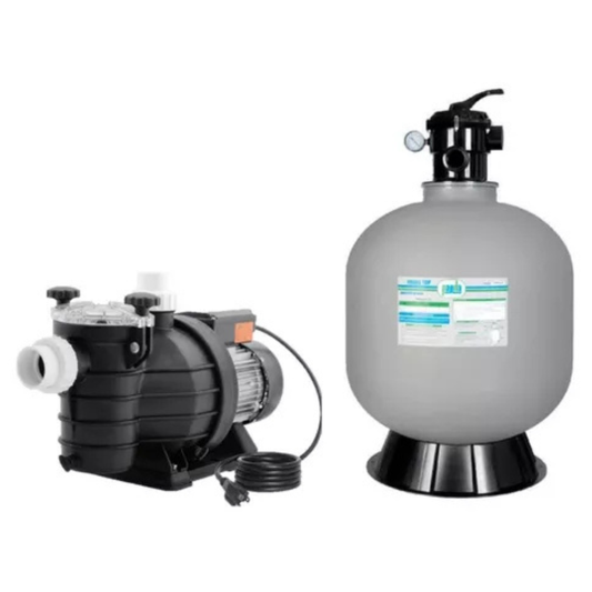 Paquete Filtro Alberca Panda Filtro 16 Y Bomba Silver 1 Hp