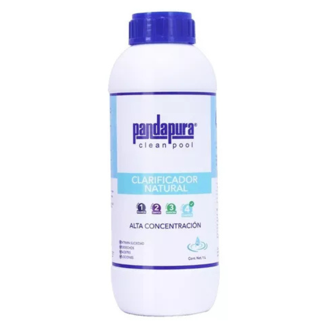 Clarificador Panda 1 Lts Para Albercas Ahorra Agua Ecológico