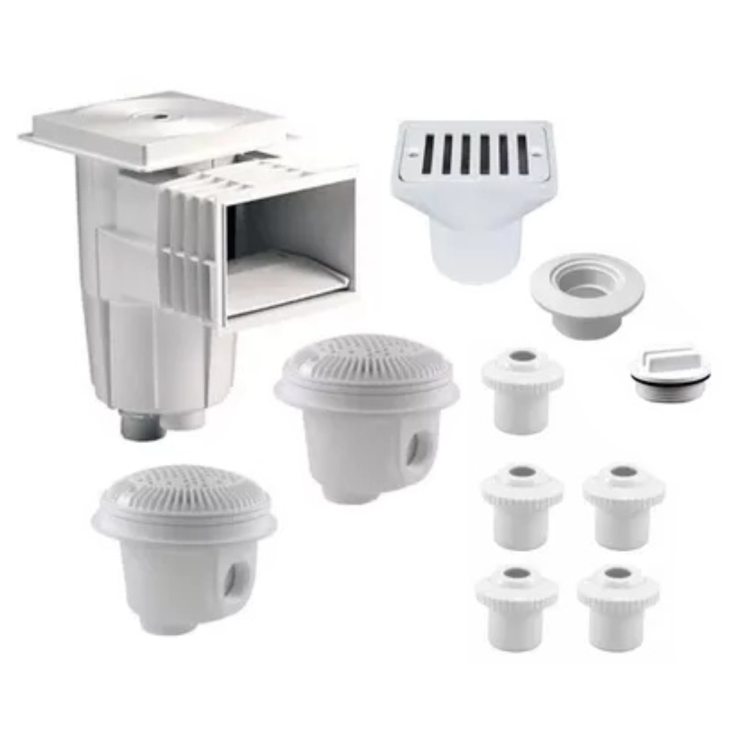 Kit De Empotrables Para Construir Tu Alberca Desnatador Dren