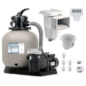 Kit Completo Para Alberca Desnatador Filtro Dren Bomba