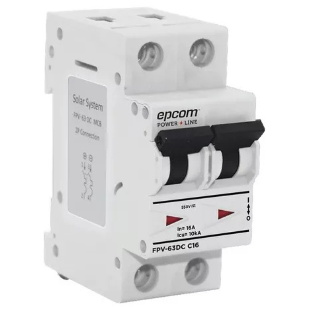 Pastilla Térmica 2p 20a Corriente Directa 800 Vcd Riel Din