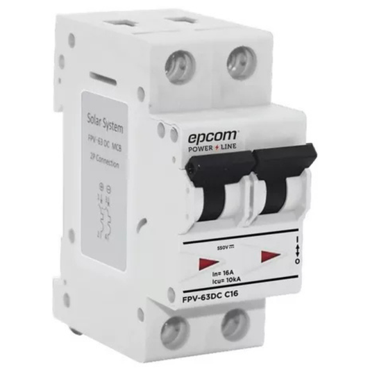 Pastilla Térmica 2p 20a Corriente Directa 800 Vcd Riel Din
