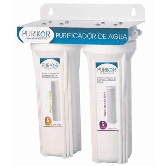 Sistema de filtración básica (POU) Número de etapas de filtración: 2