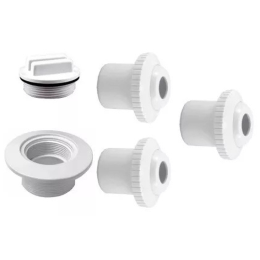 3 Boquilla De Retorno Para Alberca Y 1 Boquilla Barredora