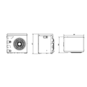 Bomba De Calor 13 000 BTUS Interheat Para Alberca 220V WIFI