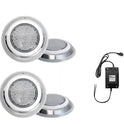 4 Lampara Led Rgb Piscina Deluxe 7 Watts, 12 Vc + Transforma
