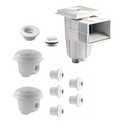 Kit De Empotrables Para Alberca Con 2 Dren Y 2 Desnatador