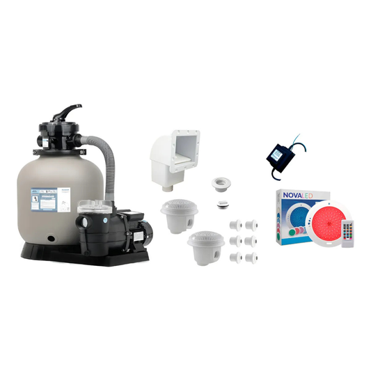 Equipo Completo de Alberca Desnatador Filtro Bomba