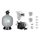 Filtro 16 Y Bomba 1 Hp Para Alberca Con Empotrables