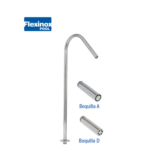 CAÑON TAHITÍ - NO INCLUYE BOQUILLA (AC. INOX. 316)