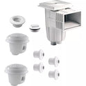 Kit De Empotrables Para Alberca Con 2 Dren Fondo,  Desnatador y boquillas