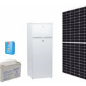 Paquete De Refrigerador De Paneles Solares Y Bateria Blanco 12v 24v