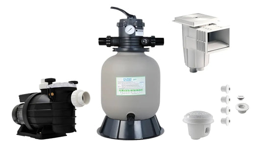 Kit De Equipo Completo Para Alberca con Filtro 14 Y Bomba 3/4