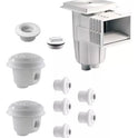 Kit De Empotrables Para Alberca Con 2 Dren Y 2 Desnatador