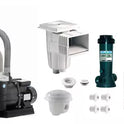 Kit Completo 14 Para Alberca Filtro Dren Bomba Desnatador