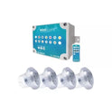 Kit De 4 Mini Lampara 6w Control Transformador Para Alberca
