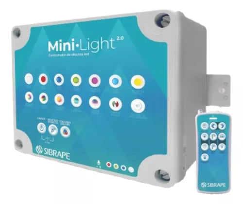 Kit De 4 Mini Lampara 6w Control Transformador Para Alberca