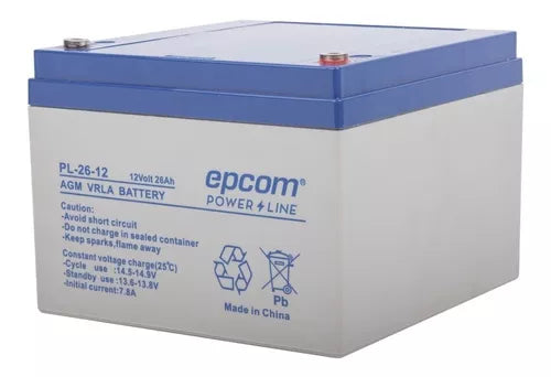 Batería Con Tecnología Agm/vrla, 26 Ah. 12 Vcd