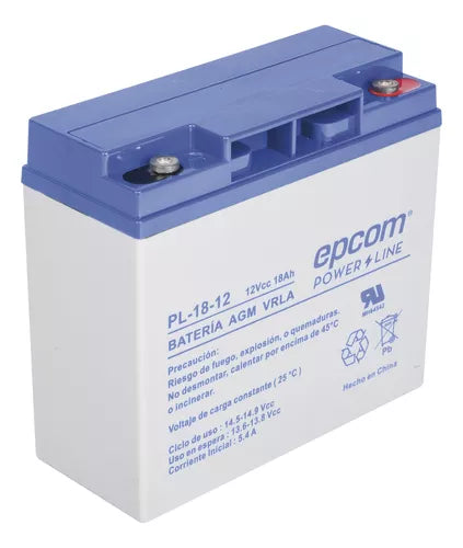 Batería Con Tecnología Agm / Vrla, 18 Ah.