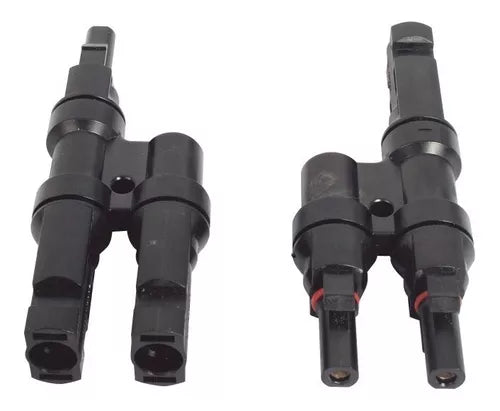 Juego Conector Mc4 Y Paneles Solares Par Macho Y Hembra