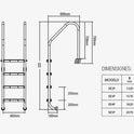 Escalera Acero Inoxidable 3 P Interwater Piscinas Albercas