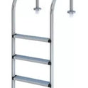 ESCALERA ESTÁNDAR, 4 PELDAÑOS (ANATÓMICOS), INOX. 304